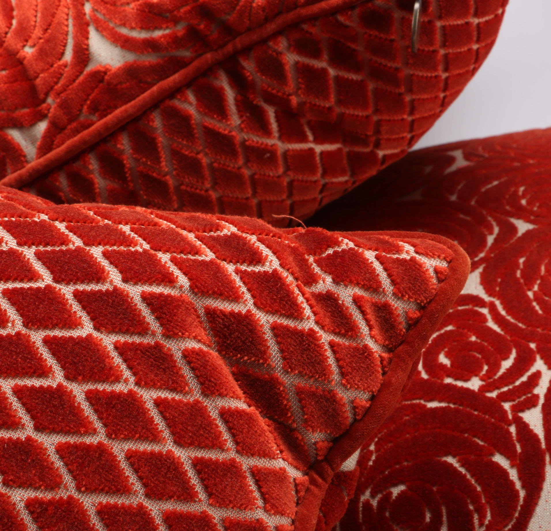 Pier 1 Burnt Orange Throw Pillows