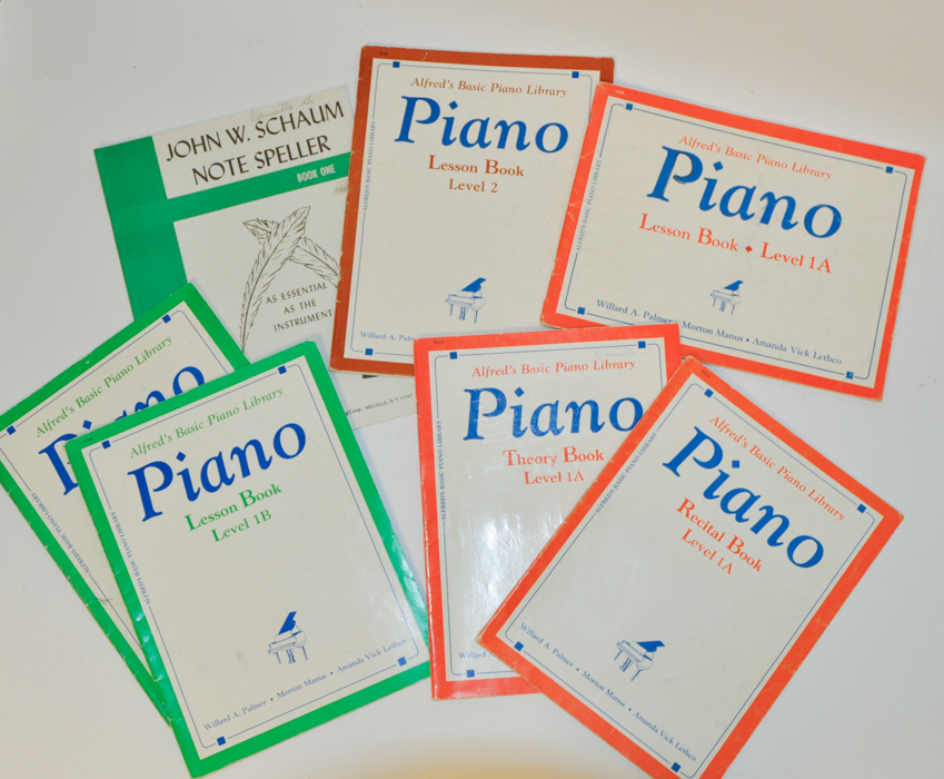 Vintage Piano and Song Books