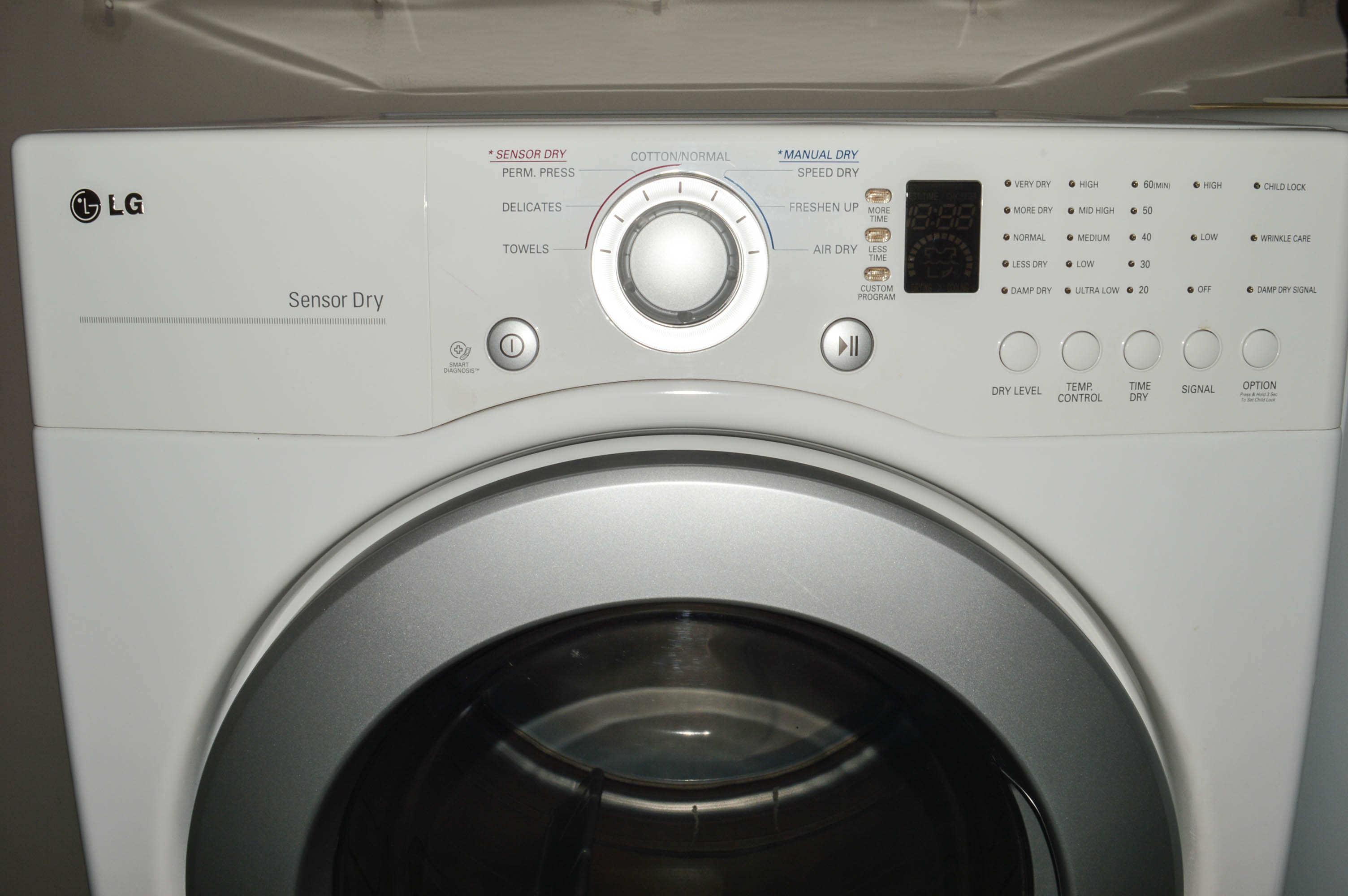 LG Sensor Dry Electric Dryer with Drawer Base