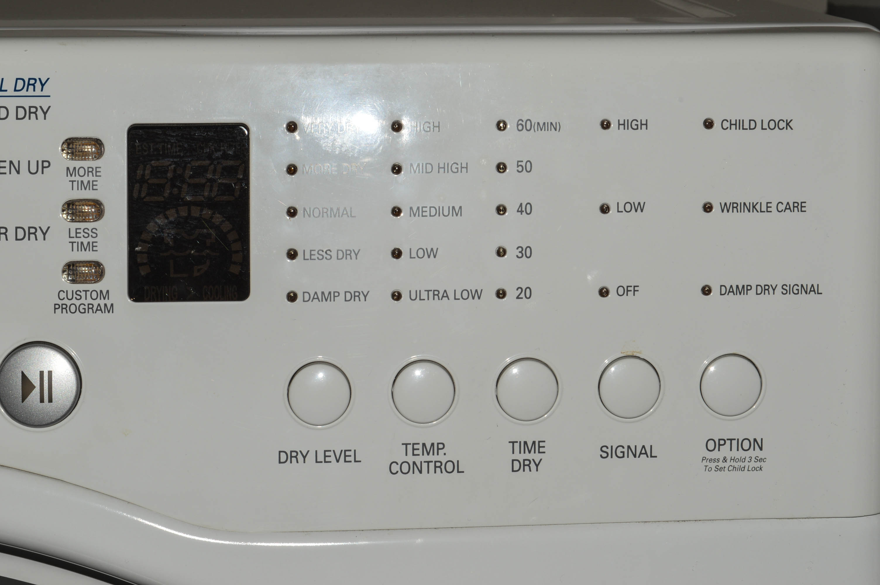 LG Sensor Dry Electric Dryer with Drawer Base