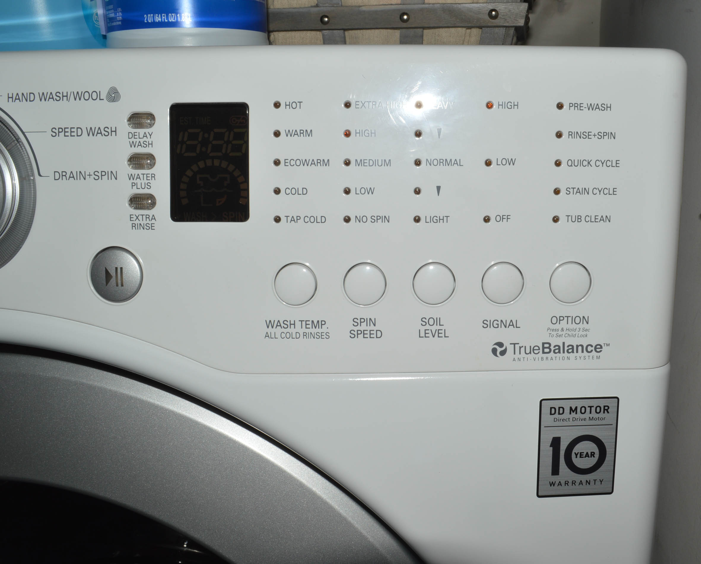LG Inverter Direct Drive Front Load Washer with Drawer Pedestal