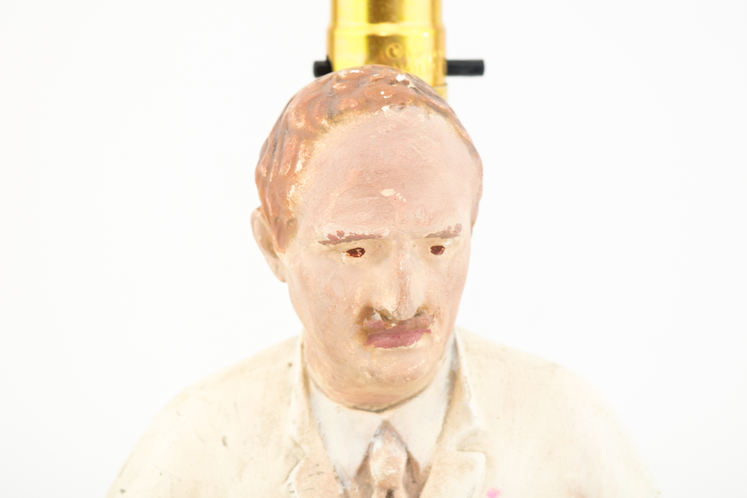 1934 Dionne Quintuplets Chalkware Table Lamp