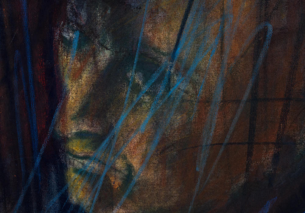 Monrud Signed Oil on Canvas "Off Spring"