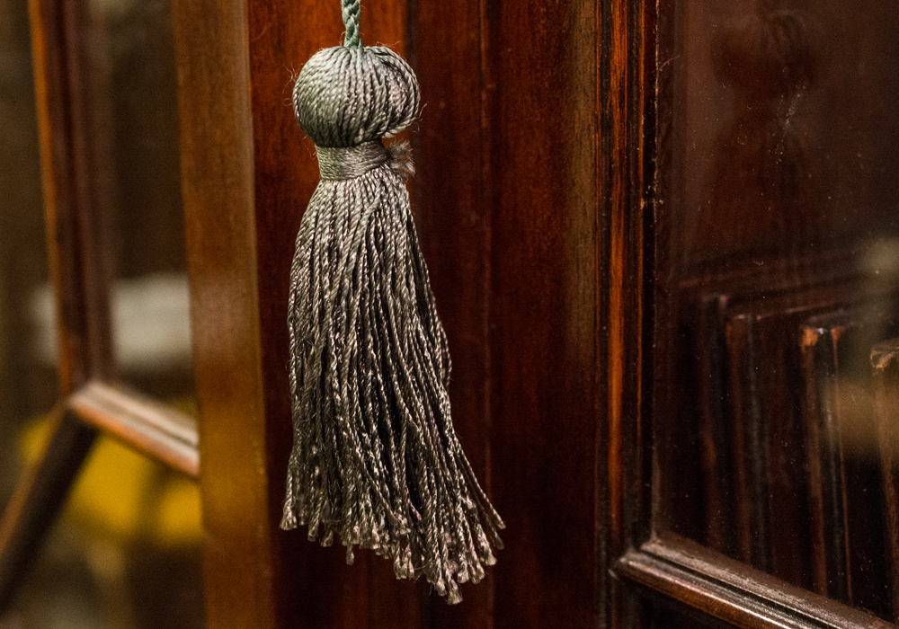 Mahogany Breakfront China Cabinet