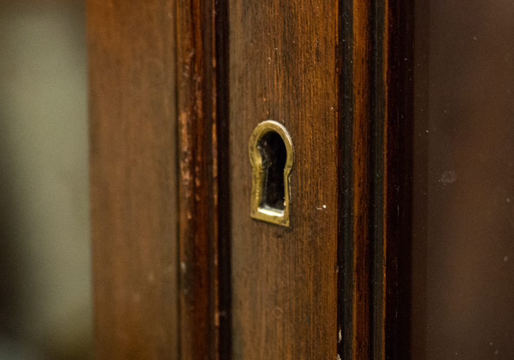 Mahogany Breakfront China Cabinet