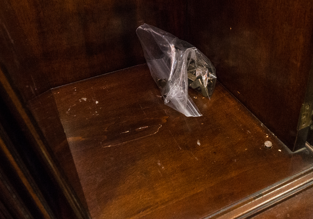 Mahogany Breakfront China Cabinet
