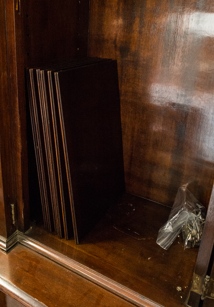 Mahogany Breakfront China Cabinet