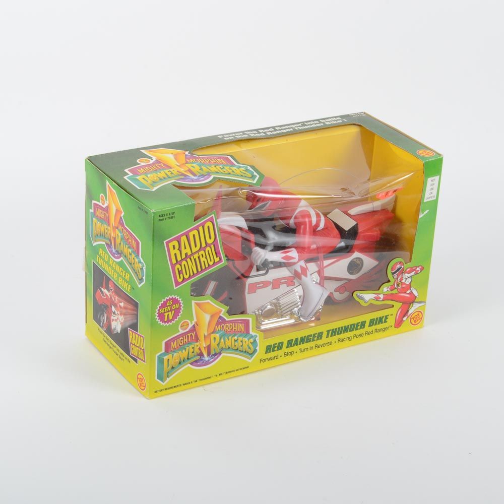 Power Rangers Radio Control Red Ranger Thunder Bike