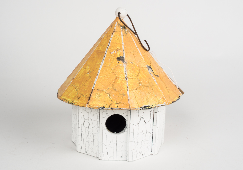 Assortment of Wooden Hanging Bird Houses