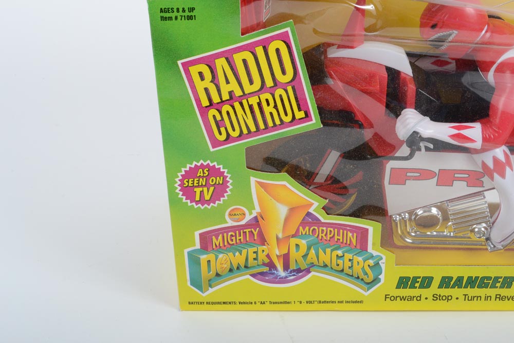 Power Rangers Radio Control Red Ranger Thunder Bike