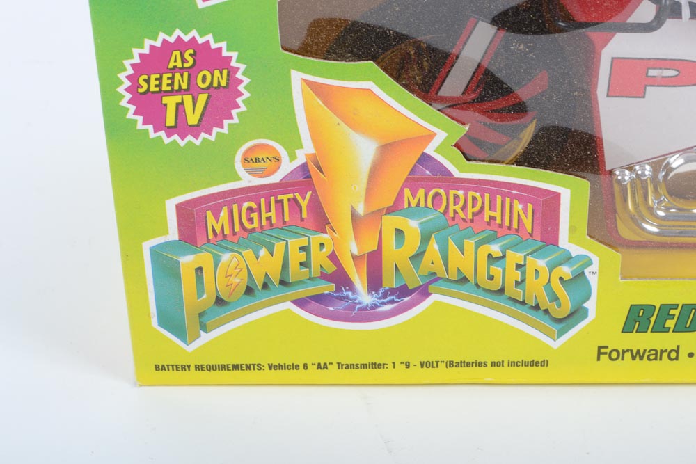 Power Rangers Radio Control Red Ranger Thunder Bike