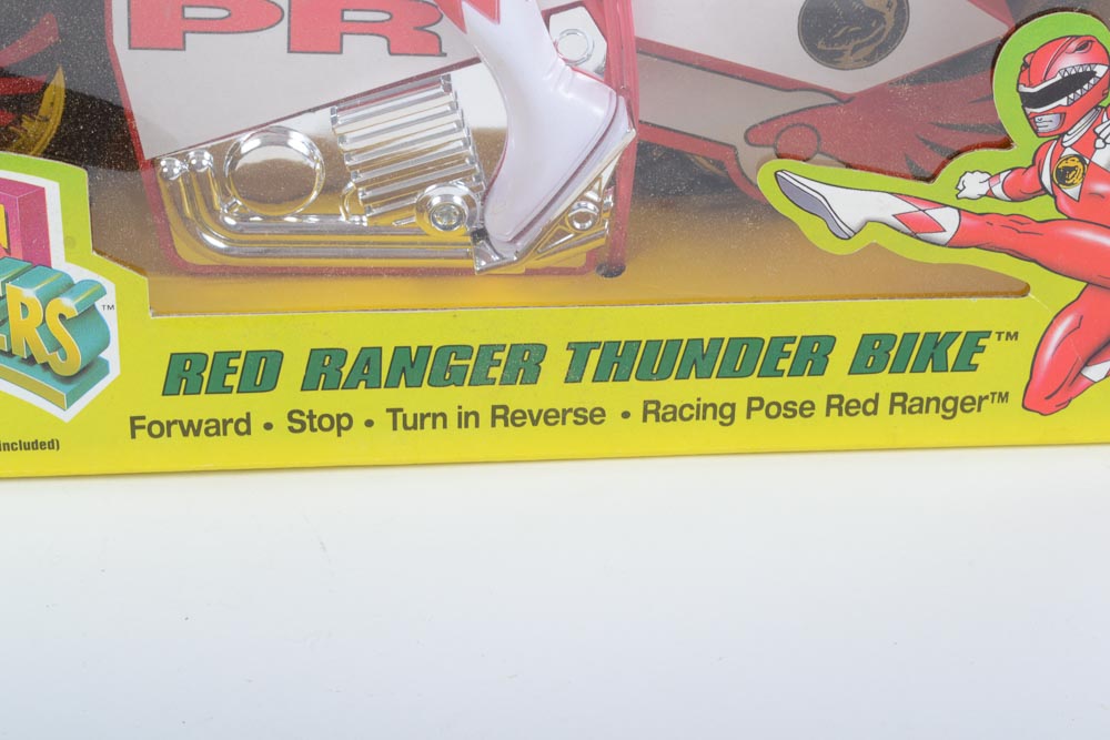 Power Rangers Radio Control Red Ranger Thunder Bike