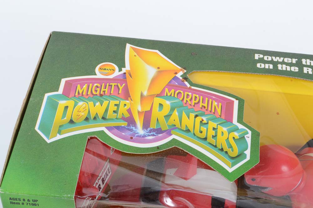 Power Rangers Radio Control Red Ranger Thunder Bike