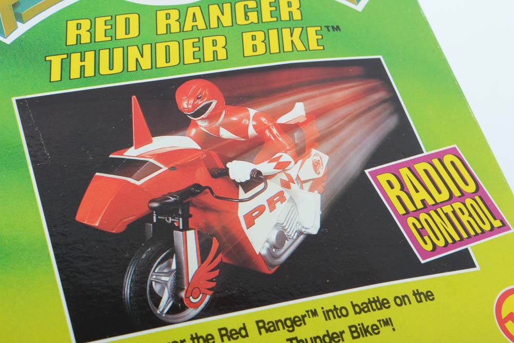 Power Rangers Radio Control Red Ranger Thunder Bike