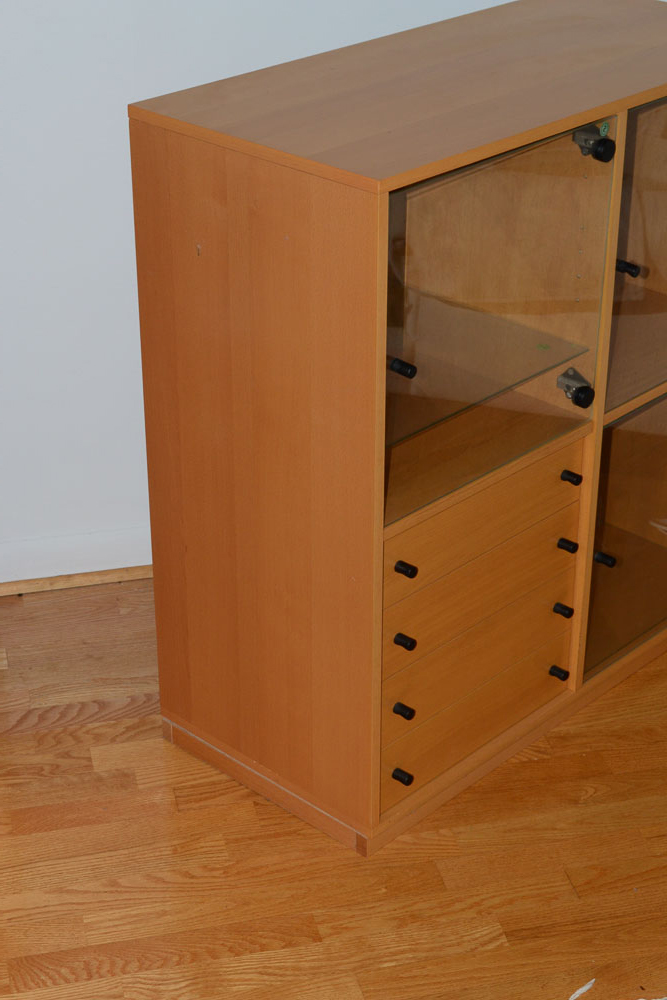 Ikea Glass Front Lighted Display Cabinet