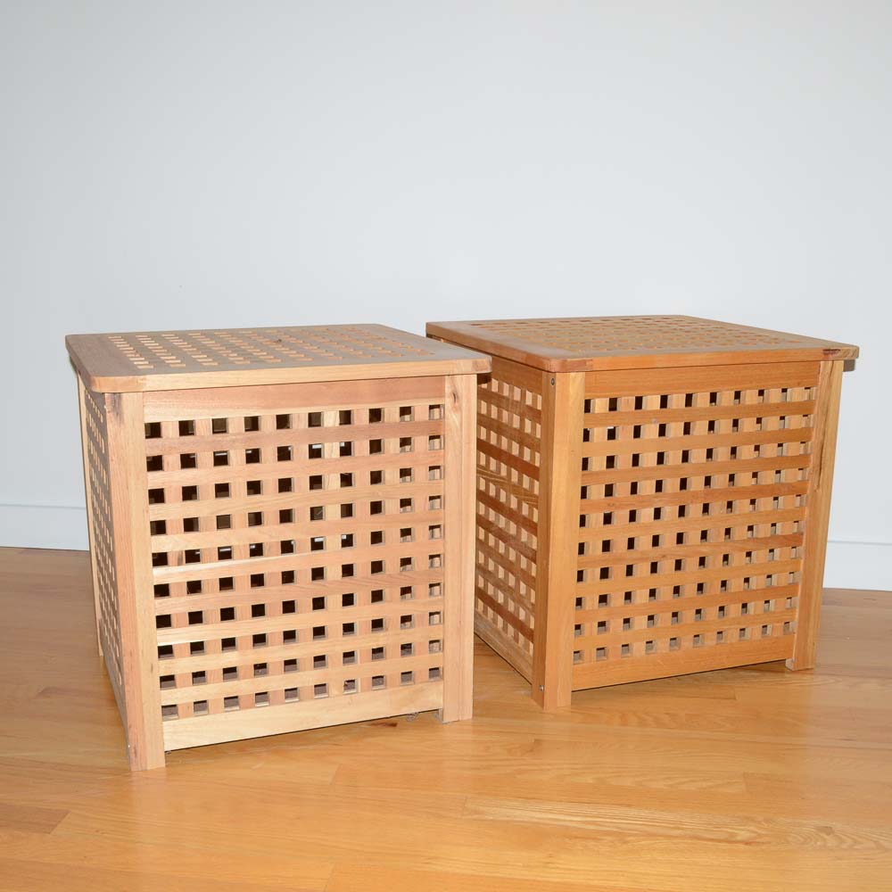 IKEA HOL Side Table/Storage Cubes