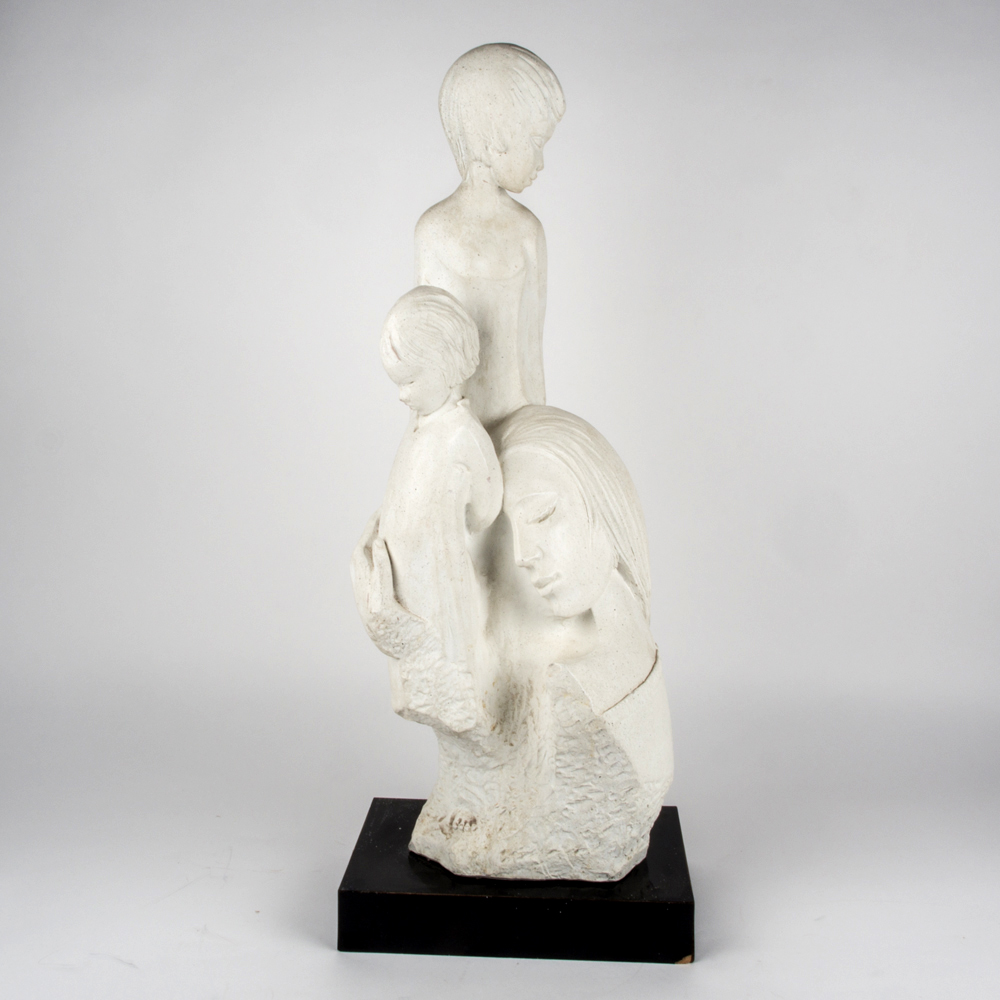 Austin Production Carved Clay Sculpture