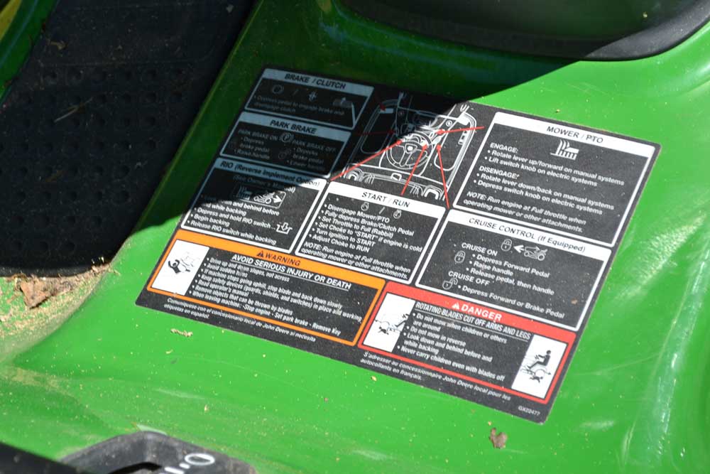 John Deere D105 Riding Tractor