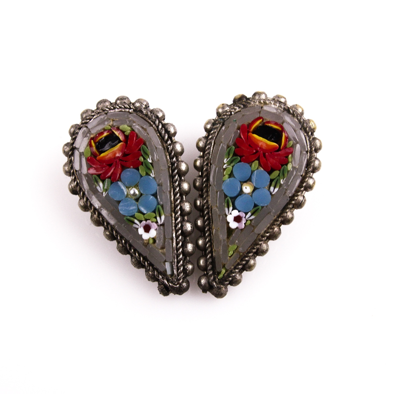 Assortment of Vintage Italian Micro-Mosaic Earrings