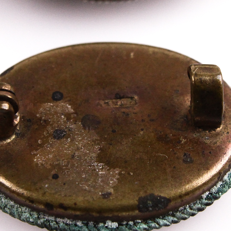 Set of Three Vintage Italian Micro Mosaic Pins