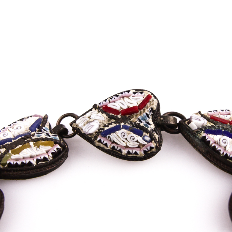 Vintage 1920s Micro Mosaic Bracelet
