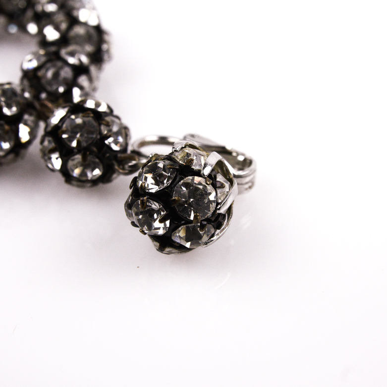 Vintage 1960s Rhinestone Earrings
