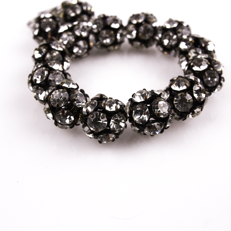 Vintage 1960s Rhinestone Earrings