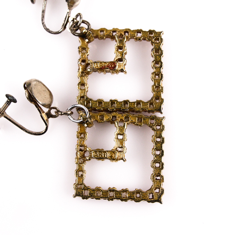 Collection of Vintage Costume Earrings