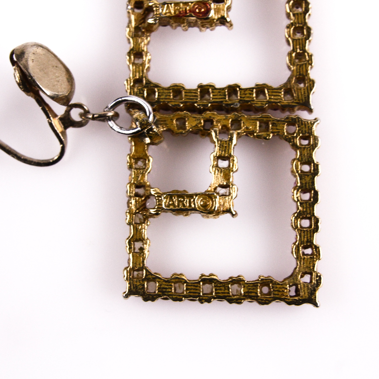 Collection of Vintage Costume Earrings