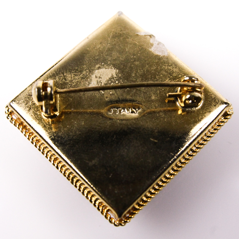 Set of Vintage Italian Micro Mosaic Pins