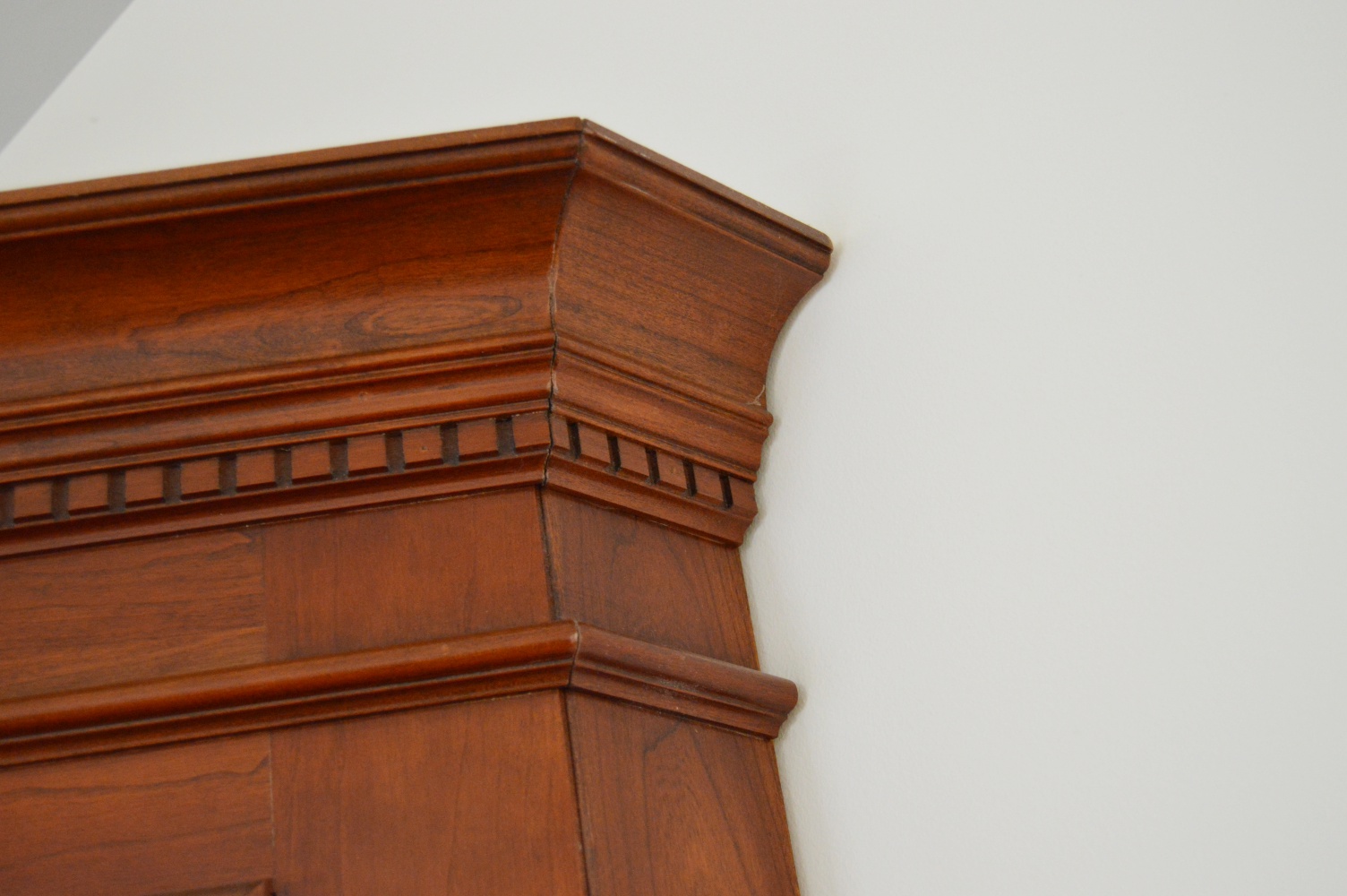 Federal Style Cherry Corner Cupboard
