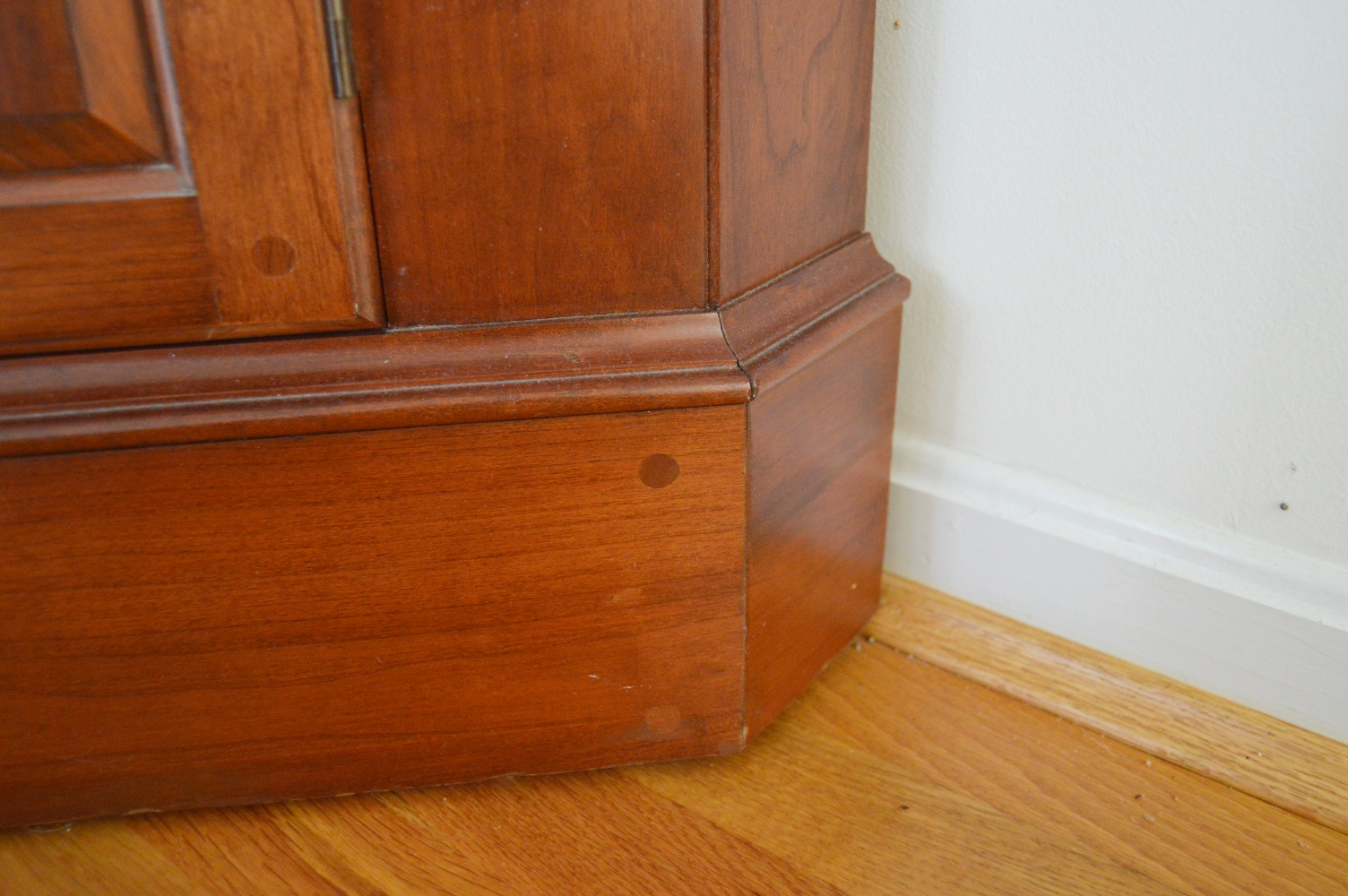 Federal Style Cherry Corner Cupboard