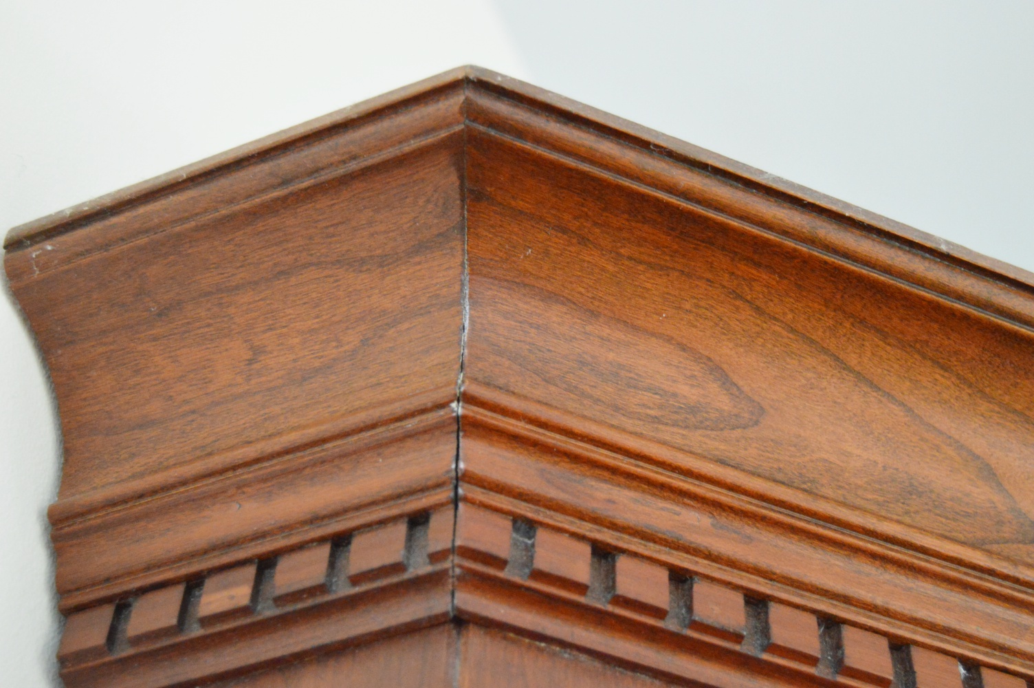 Federal Style Cherry Corner Cupboard