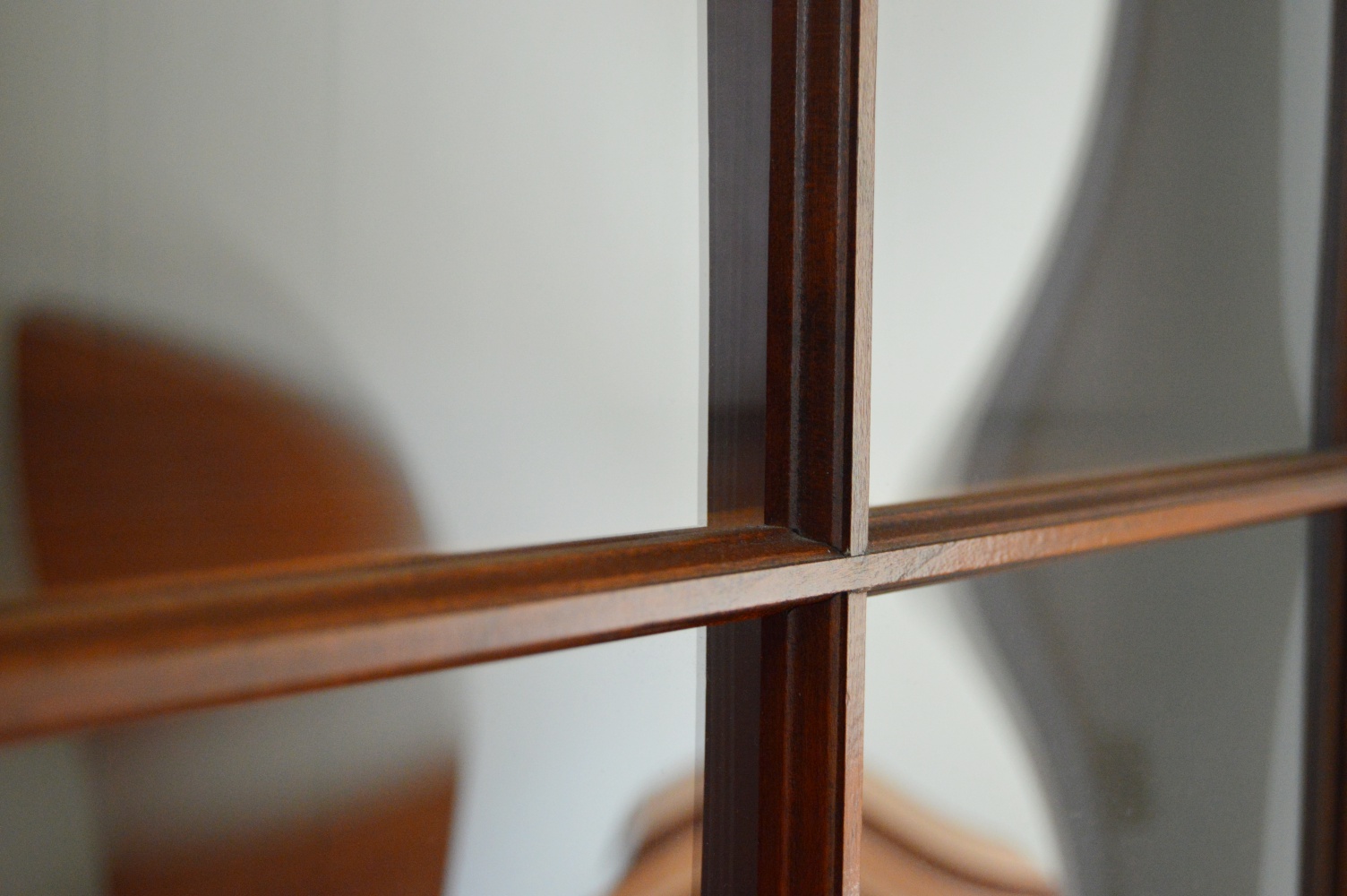 Federal Style Cherry Corner Cupboard