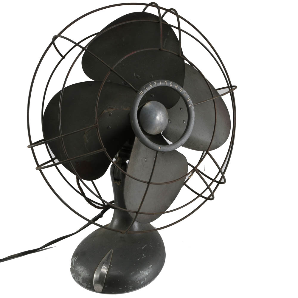 1940s Westinghouse Poweraire Desk Fan