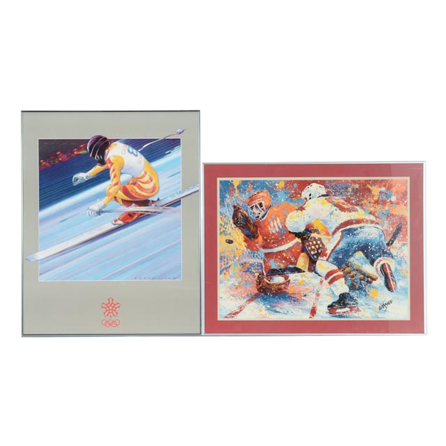 Pair of Calgary 1988 Olympic Winter Games Posters