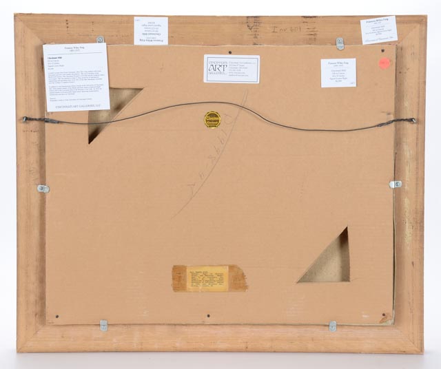 Frances Wiley Faig Oil on Canvas "Cincinnati Hills"