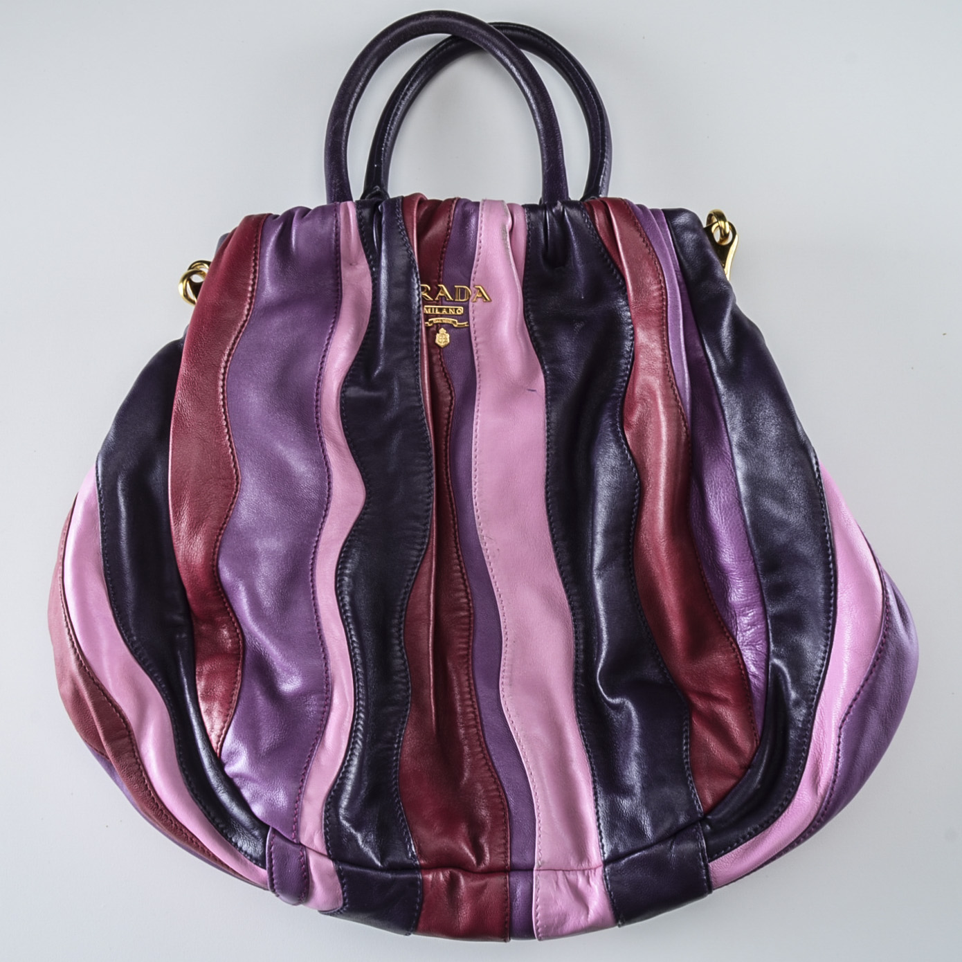 Prada Nappa Stripes Tote