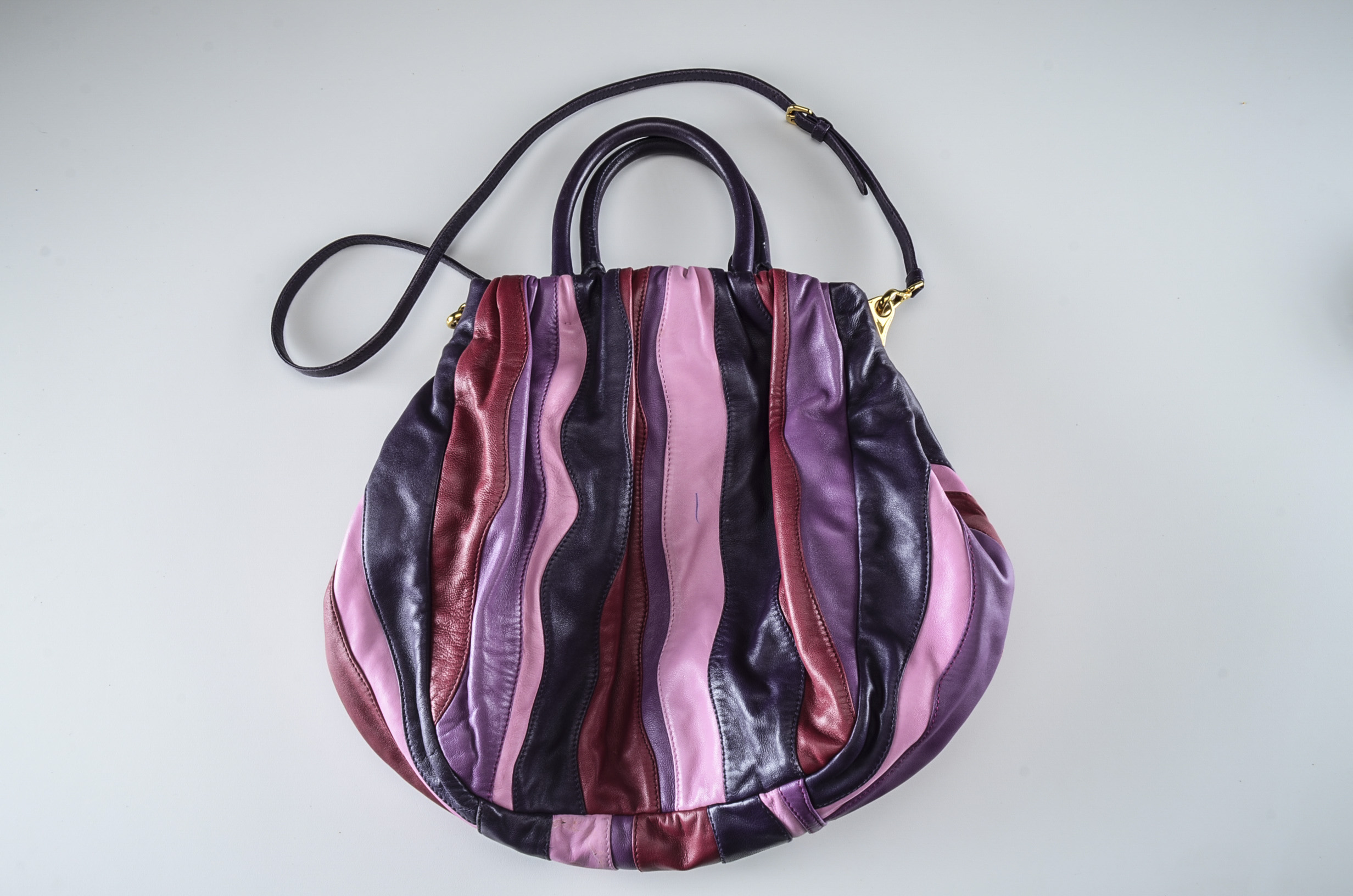 Prada Nappa Stripes Tote