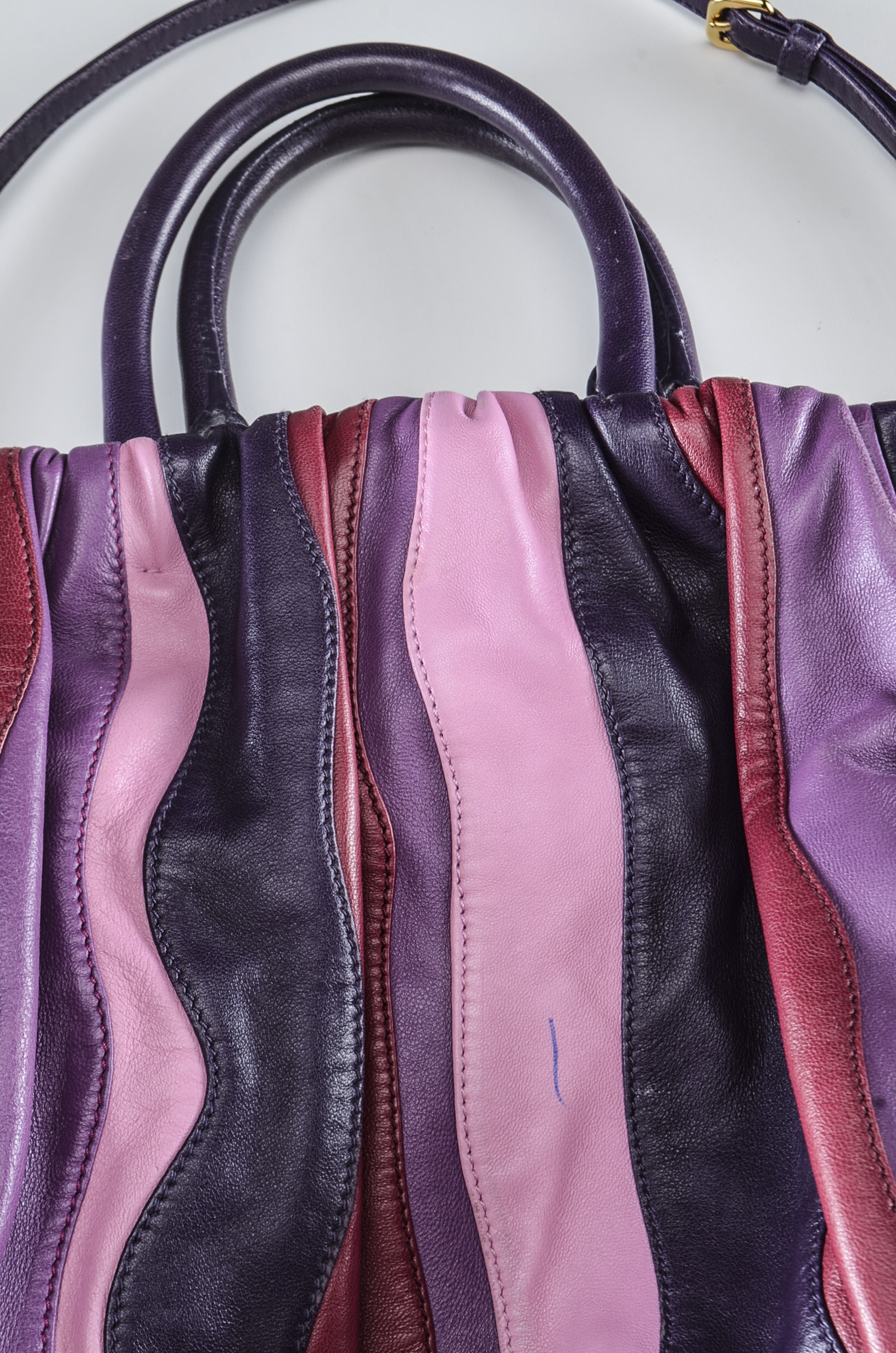 Prada Nappa Stripes Tote