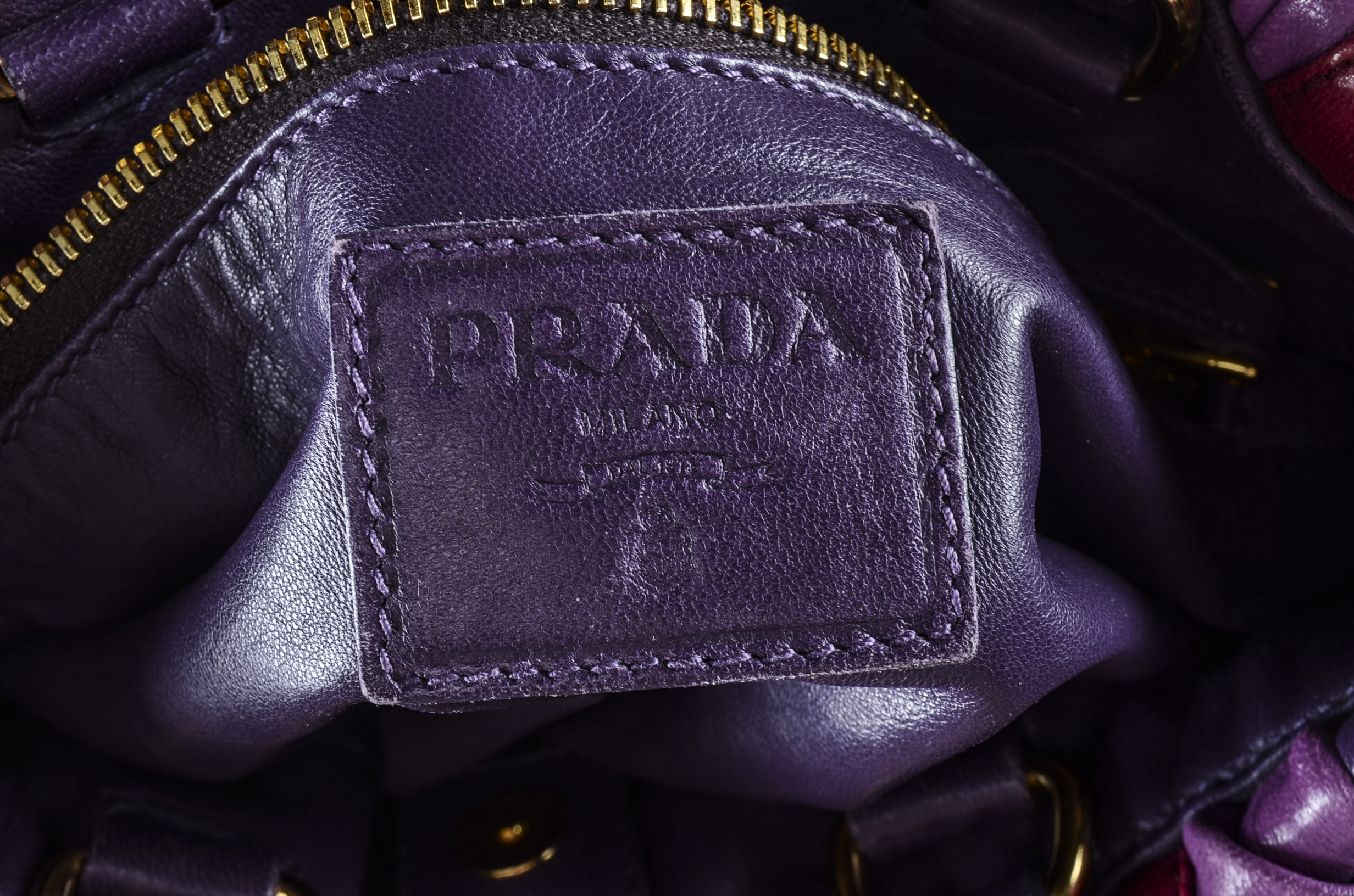 Prada Nappa Stripes Tote