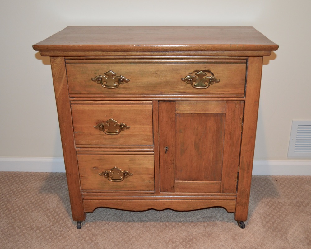 Vintage Wood Cabinet