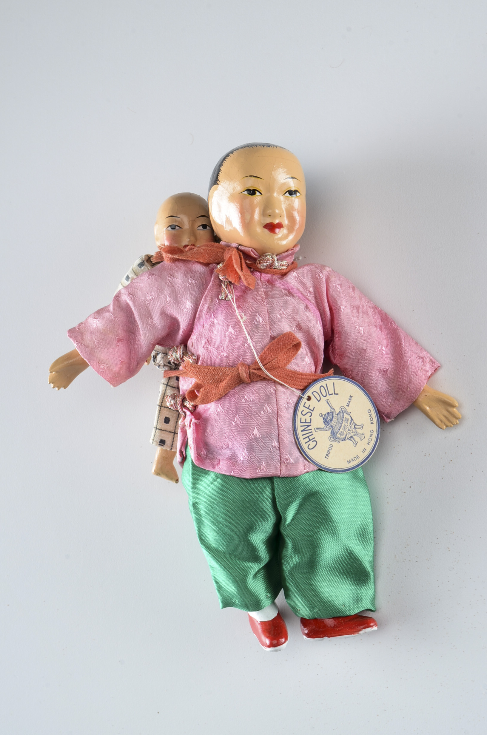 Chinese Composition Doll Family