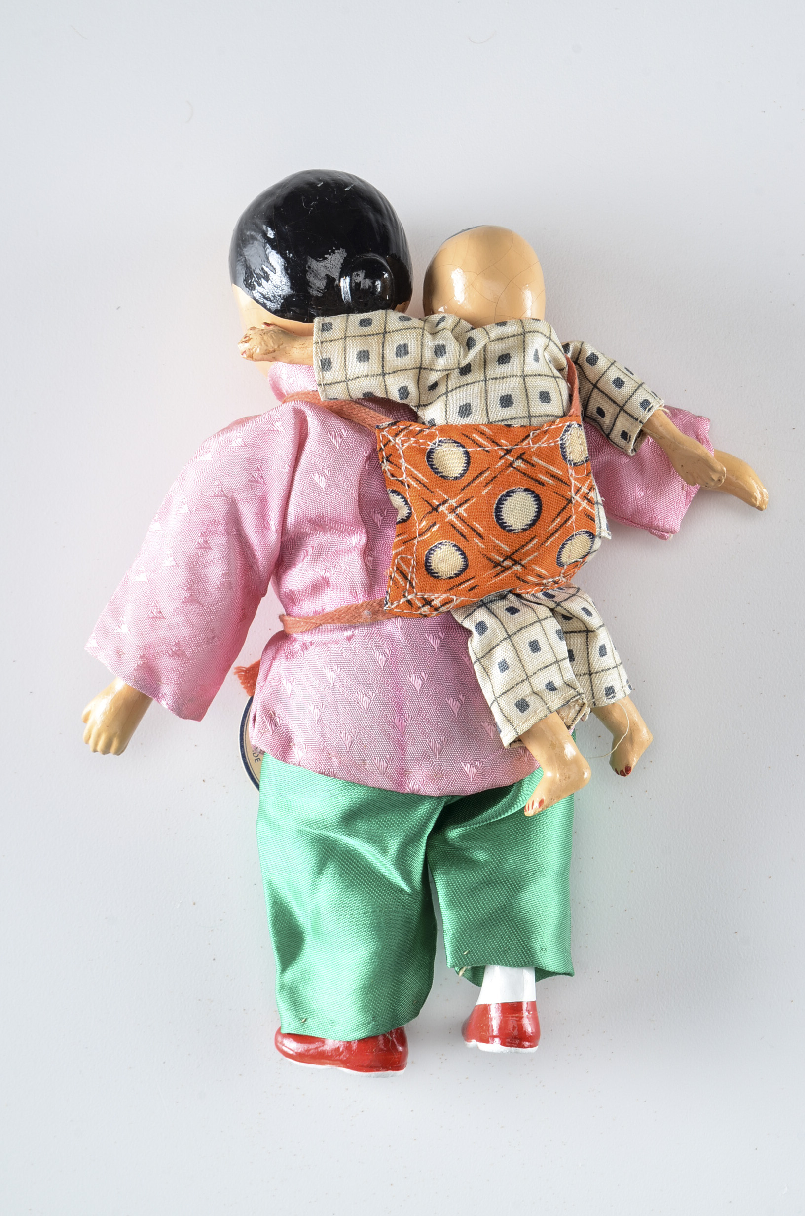 Chinese Composition Doll Family