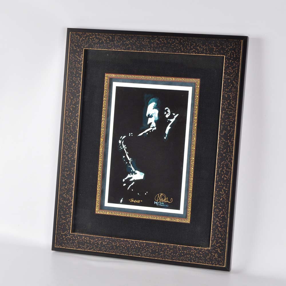 Signed Offset Lithograph "Trane" by Arthur Dillard