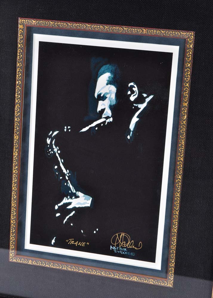 Signed Offset Lithograph "Trane" by Arthur Dillard