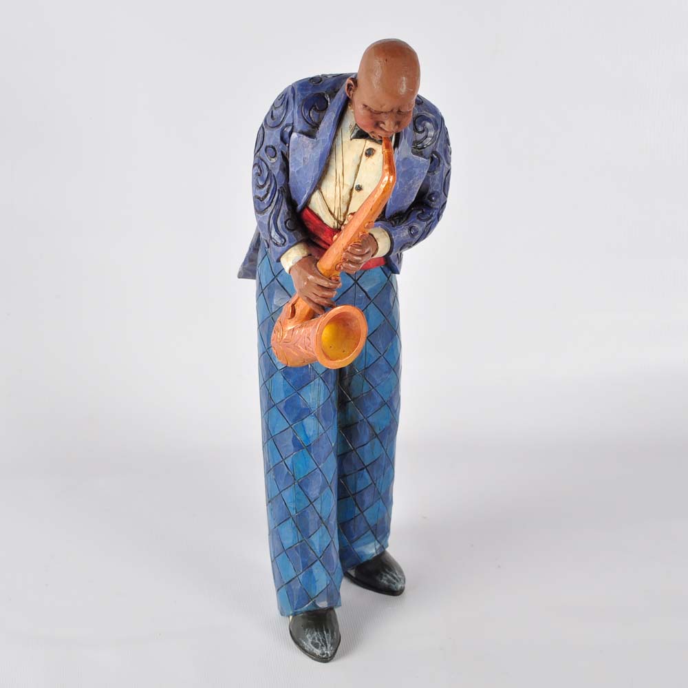 Life of a Nation Saxophonist Sculpture by Jim Shore