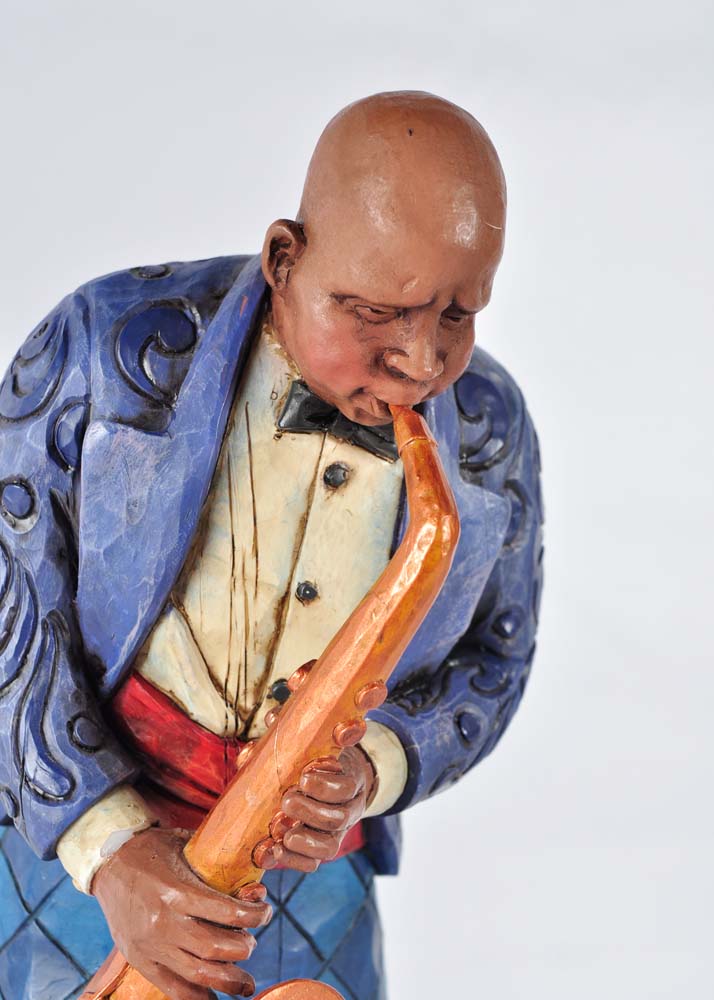 Life of a Nation Saxophonist Sculpture by Jim Shore