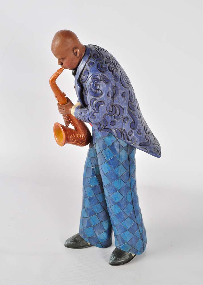Life of a Nation Saxophonist Sculpture by Jim Shore