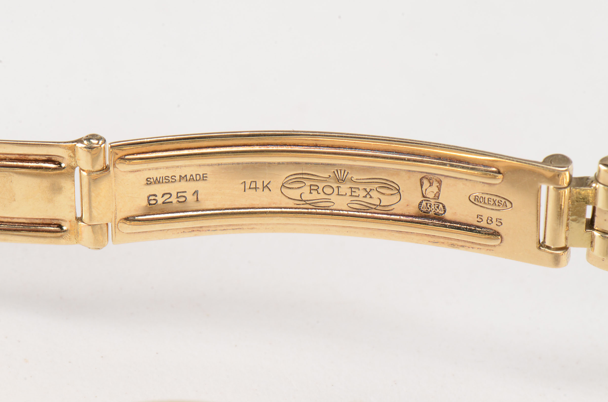 Women's Rolex Oyster Perpetual 14K Solid Yellow Gold and Diamond Automatic Watch